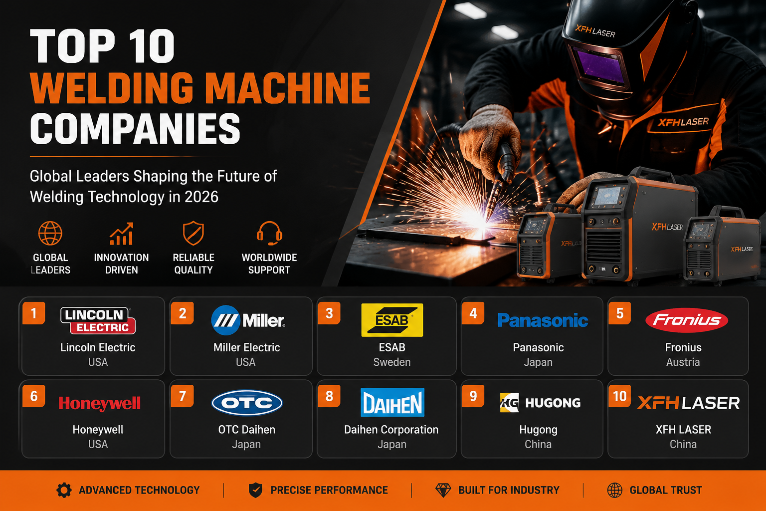 Top 10 Welding Machine Companies