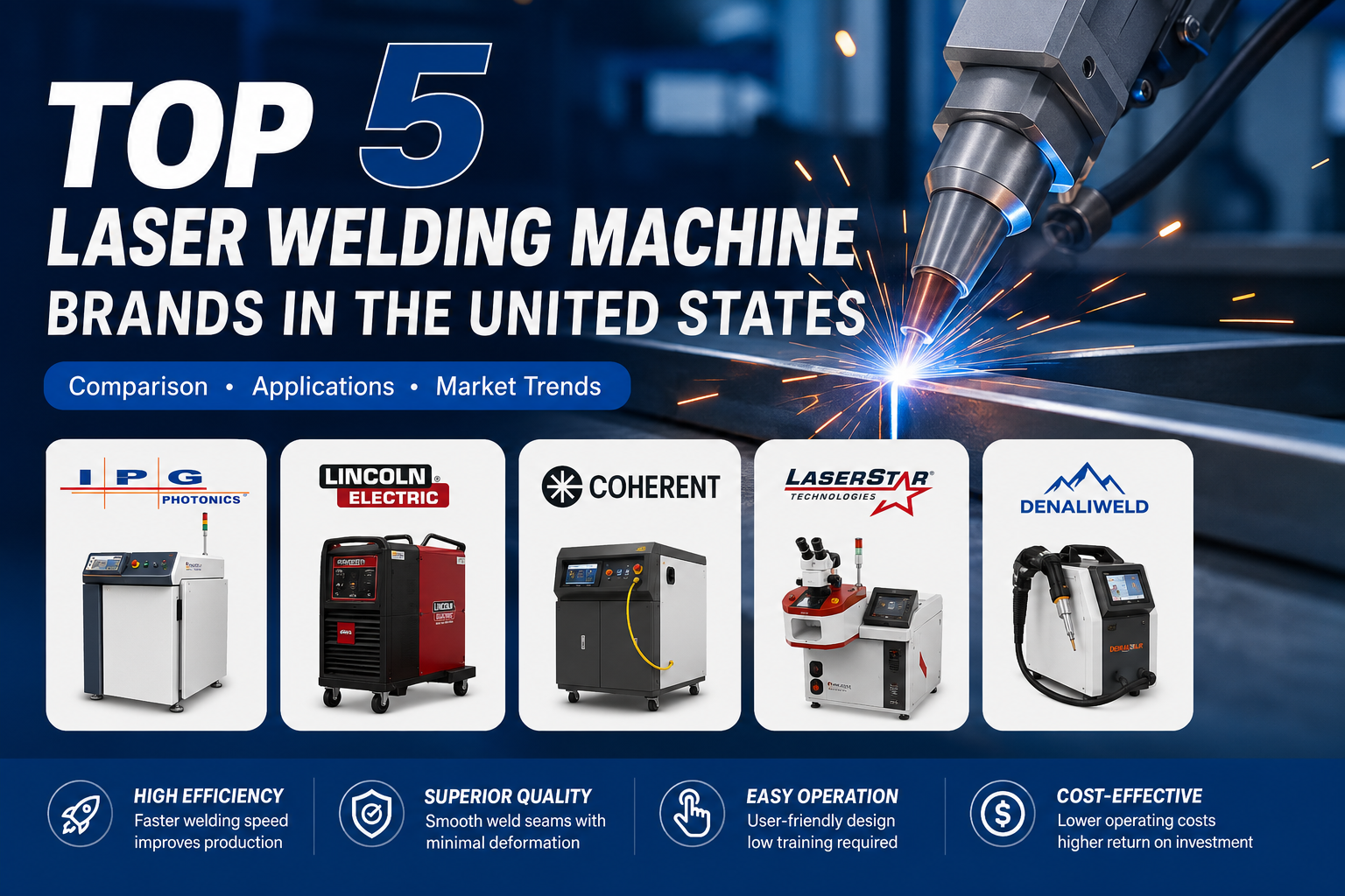 Top 5 Laser Welding Machine Brands in the United States