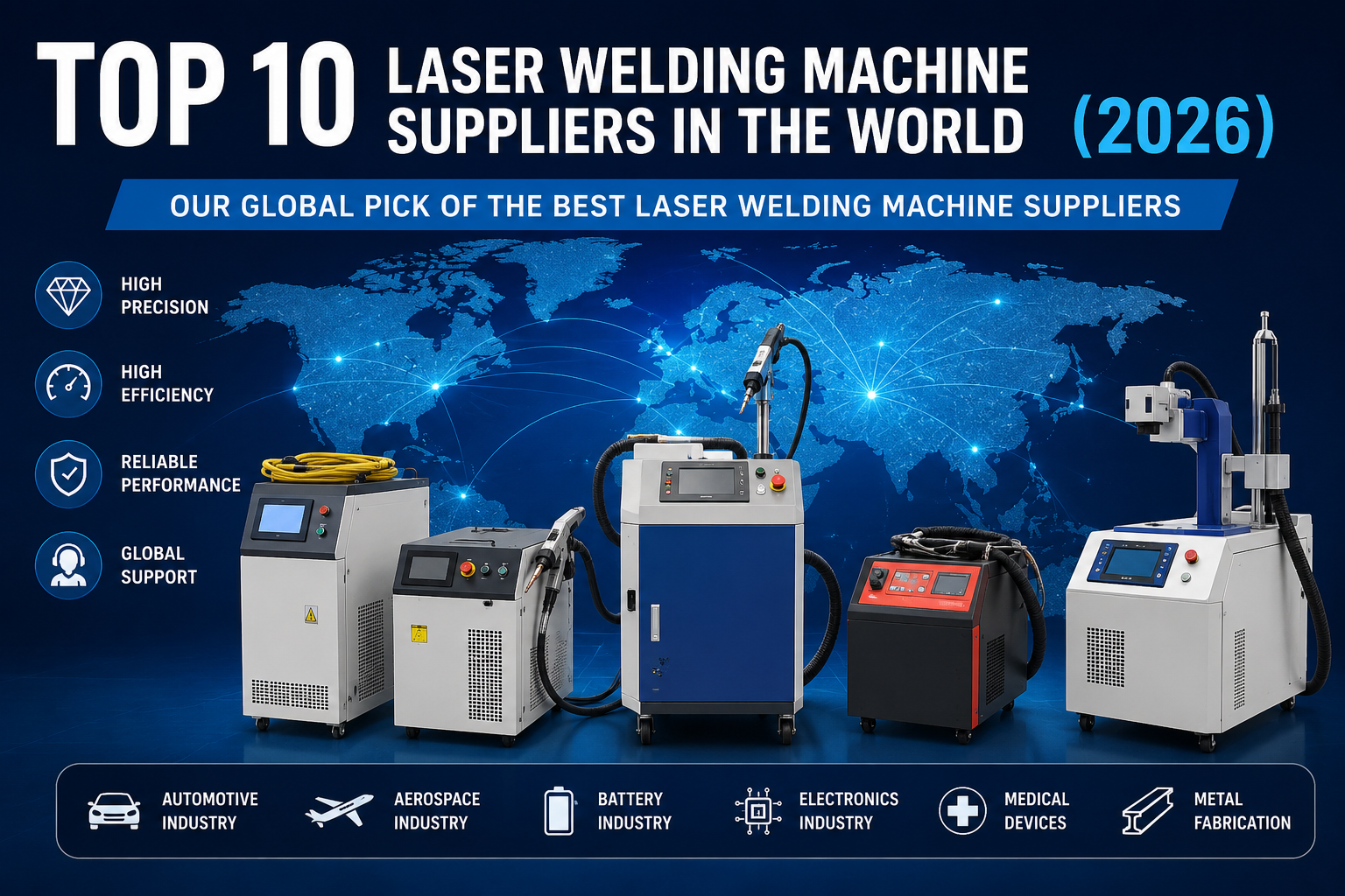 Top 10 Laser Welding Machine Suppliers in the World (2026)