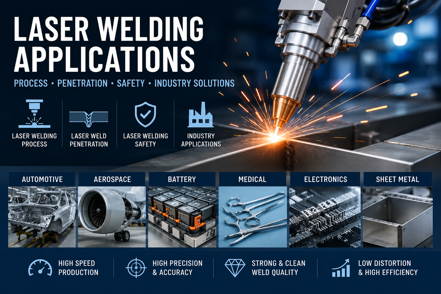 Laser Welding Applications: Complete Guide to Process, Penetration & Safety (2026)