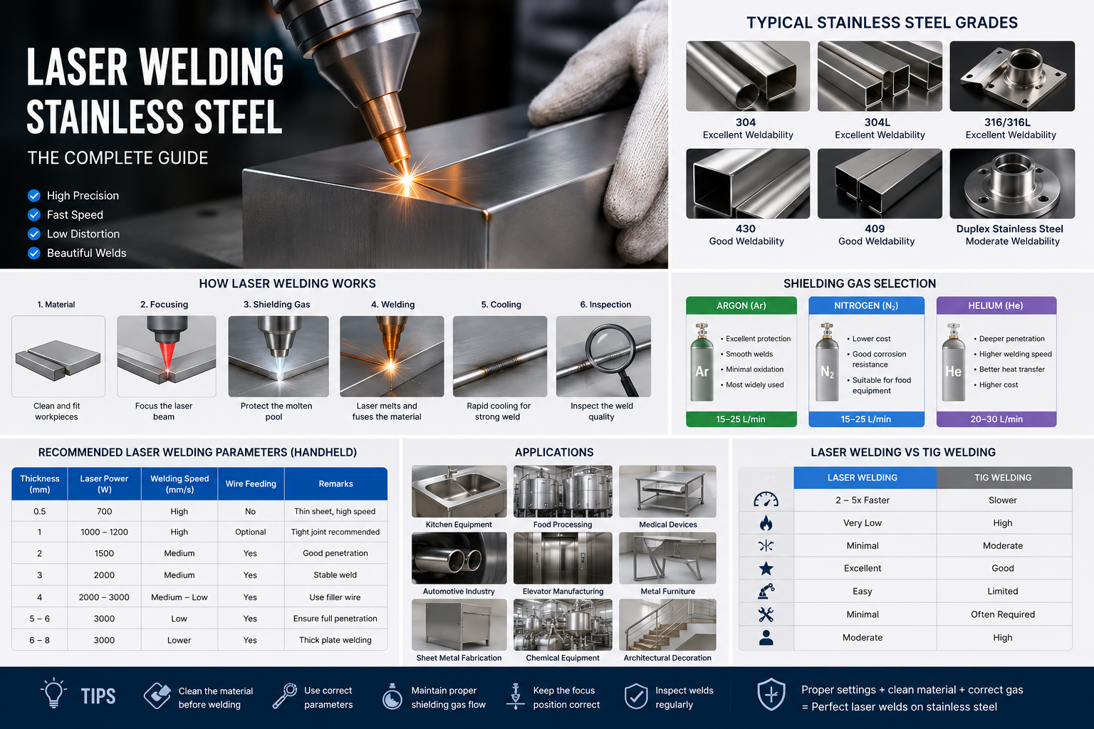 Laser Welding Stainless Steel: The Complete Guide for Manufacturers (2026)